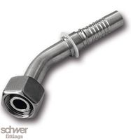 ﻿Interlock 软管接头 DKO 45°